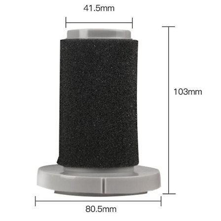 10 st dammsugarfilter för Deerma Dx700 Dx700s, tvättbara HEPA-filter, ersättningstillbehör