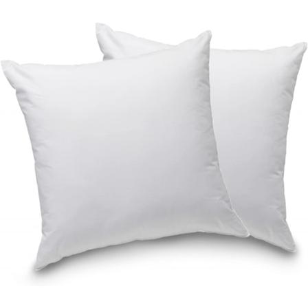Set Med 2 Kuddar Syntetiska Och Allergivänliga 45*45 Cm Vita