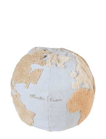 Lorena Canals | Pouffe World Map | 45X 45X 50CM