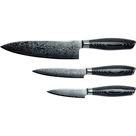 Mareld Knivset, 3 knivar, svart | Matlagning > Köksknivar > Knivset | Bagaren och Kocken
