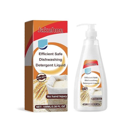 Skonsamt Diskmedel - Kraftfull Fett- & Fläckborttagning, Hudvänligt, Långvarig Doft, 100ml