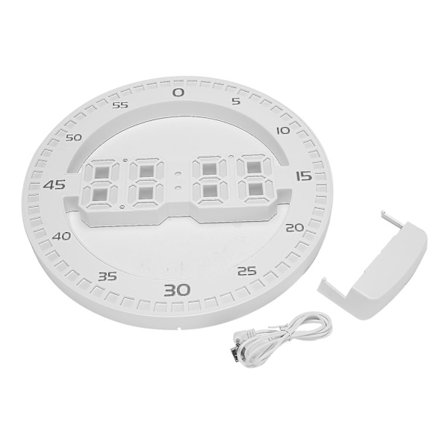 Stille 3D Digital Cirkelformet Lysende LED C Alarm Med Rat B