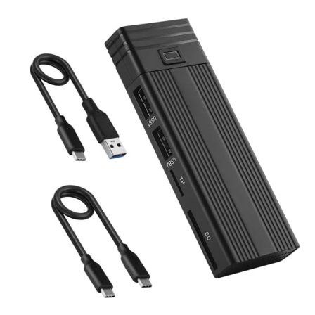 【PP】M.2 NGFF NVMe Kabinett Ekstern SSD Boks USB3.0 Type-C Kabinett
