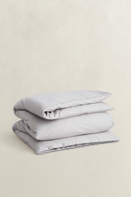 GANT - Dobbeltdynetrekk i sateng 200x220cm moon grey