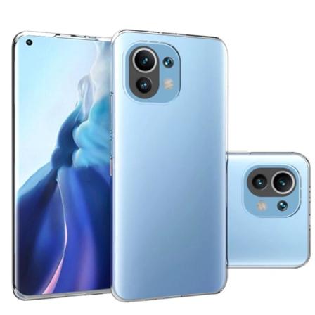 Xiaomi Mi 11 - Stötdämpande FLOVEME Silikonskal Genomskinlig