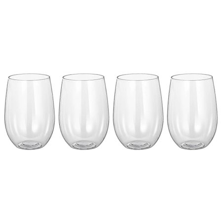 Kaffeglass i glass Plast Vinbeger Plast Vin Tumblers Uknuselig Kopp Vin Trumbler Engangsvinglass BCY