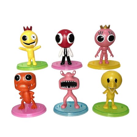 Rainbow Friends 6 Rainbow Friends Handgjorda Dockor M db