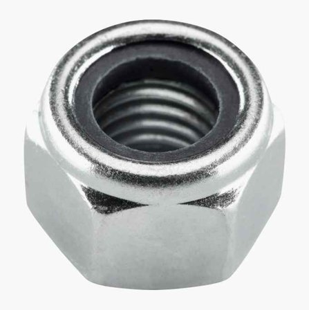 Låsmutter M12 elförzinkad 10 st.