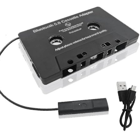 Universal Kassett Bluetooth 5.0 Adapter Konverter Bil Kassettspiller for Aux Stereo Musikk Adapter Kassett
