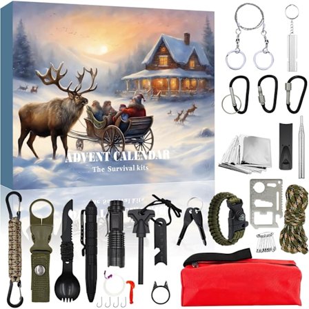 Julekalender til Mænd 2024 - Værktøjskalender til Voksne og Teenagere - 24 Dages Nedtælling til Jul
