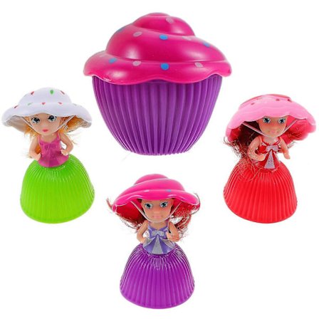 3 kpl Tyttö Lelut Prinsessa Nuket Cupcake Tyttö Nukke Lasten Cupcake Lelu Cupcake Nuket Tytöt Yllätyslelut