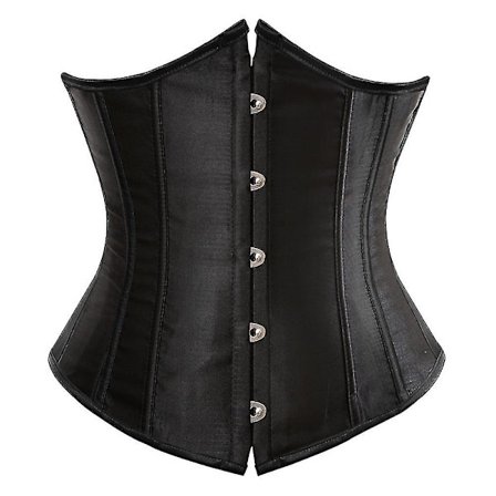 Gotisk underbust-korsett og midje Cincher-topp for kroppsforming og trening