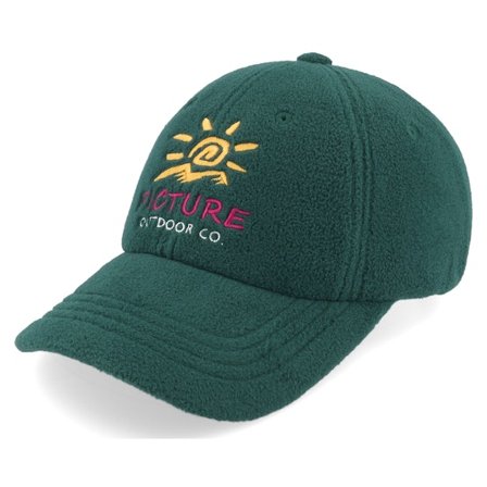 Picture - Dreeze Fleece Bb Cap Ponderosa Pine Dad Cap Unconstructed Green Cap - @ Hatstore