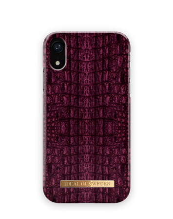 Female deksel, iPhone XR Burgundy Croco, iDeal of Sweden