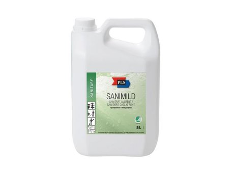 PLS Sanitetsrengöring Sanimild oparfymerad 5L - Lyreco - Städ och hygien - Rengöringsmedel - Sanitetsrent