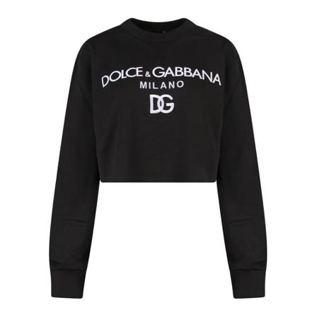 Dolce & Gabbana Women; Sweatshirt F9O24Zfu7Du Sort, Dame Sweatshirts