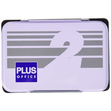 Plus kontorsdekorativ bläckdyna - 02-NE - 02 Bläckkudde för stämpel nr 2, 80 x 120 mm Svart