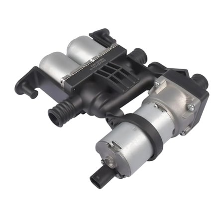 Vattenventil, extra vattenpump, kompatibel med BMW E38 7-serien, BMW E39 5-serien, kompakt design.