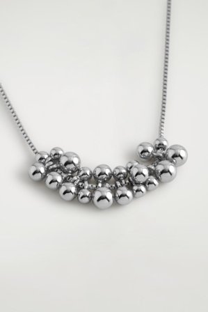 COS Femme Collier À Pendentif Façon Grappe in Argenté