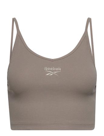 Cl Wde Strappy Rib Tank Beige Reebok Classics