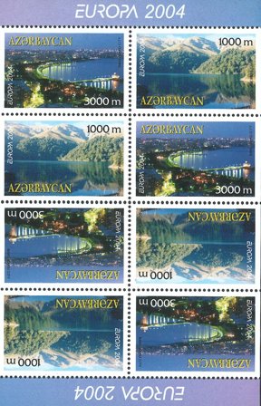 Azerbaijan - EUROPA 2004 - Postfrisk miniark