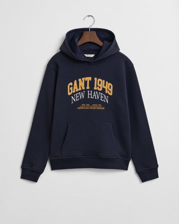 GANT Teenager Graphic Hoodie (134/140) Marineblau
