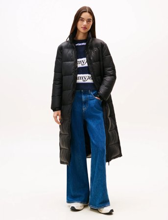 Tommy Jeans Tjw Maxi Pckbl Hood Ess Puffer - Black - S