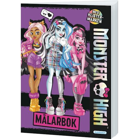 Monster High Målarbok med klistermärken