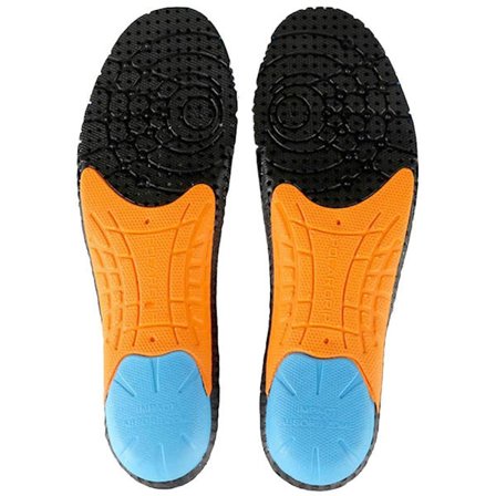 1 par stødabsorberende løbeindlægssåler åndbare EVA svedabsorberende indlægssåler svangstøtte indsats sportsindlægssål