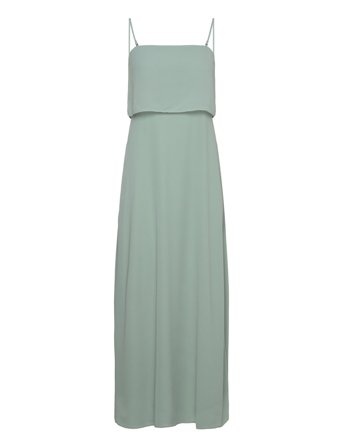 Vimilina Strap Maxi Dress - Noos Green Vila