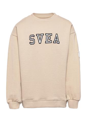 K. Logo Sweatshirt Svetari Collegepaita Beige Svea
