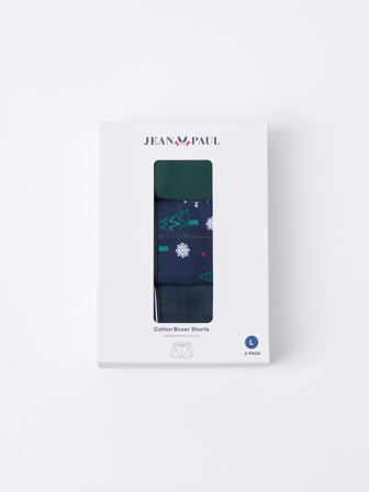MATCH - Alfred 3 pk boxer - Jean Paul - Str. S - Herre - Pysjamas & Undertøy - Grønn - 95% bomull - økologisk, 5% elastan