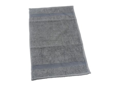 Frottéhandduk, grå - Lyreco - Skolmöbler och inredning - Skötrum - Handdukar