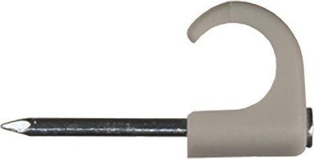 Schneider Electric 2032035 Klammer spik, 100-pack, rund kabel 7-10, 1,6x25 mm, Installationsmaterial