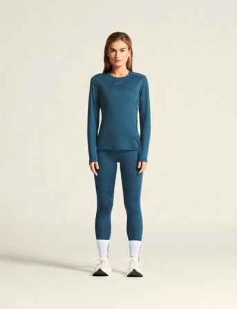 Craft Adv Essence Ls Tee 2 W - Blue - XXL