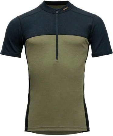 Devold Lauparen Merino 190 Zip Tee Man Ink/Lichen/Black