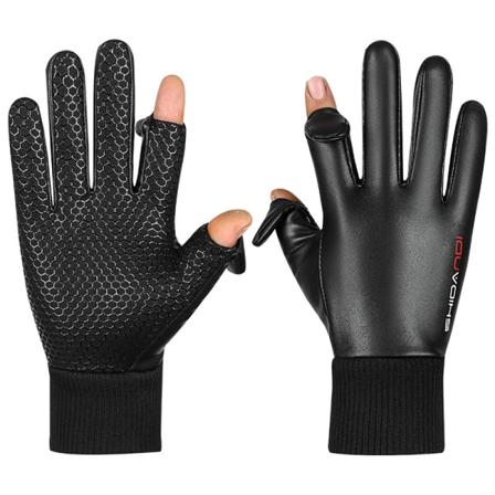 Unisex skinnhansker Black Cashmere vindtett vanntett touch Black onesize