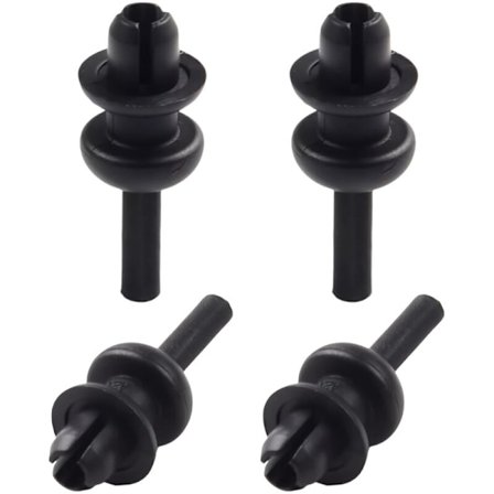 Bakre festeklips for bagasjerom, OEM 699218, pakke med 4 erstatningsklips kompatible med Citroen/Peugeot, klips for bilkjedefeste, klips for snor/