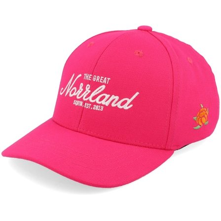 SQRTN - Pink adjustable Czapka Z Daszkiem - Kids The Great Norrland Hooked Cap Dark Pink Adjustable @ Hatstore