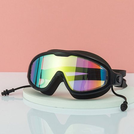 Svømmebriller til voksne Dykkerbriller SORT