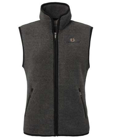 Chevalier Mainstone Fleece Vest Women Anthracite w Black