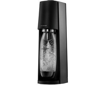 SodaStream Terra 60L Black CYL. - Stilren kolsyremaskin med flaska och Quick Connect