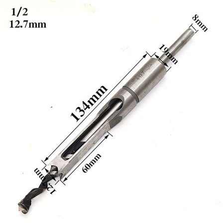 Firkantet hull boreskruebitsføring 12,7MM