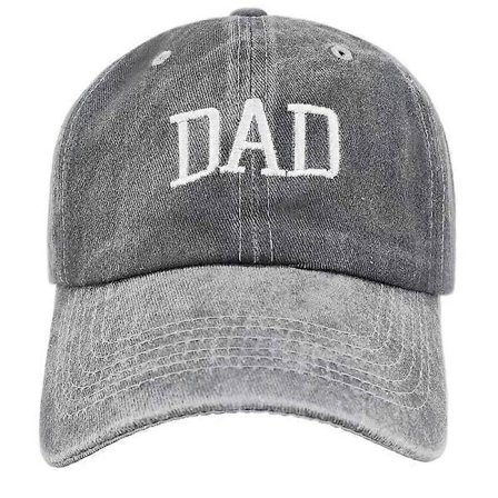 Unisex DAD MOM Broderi Baseballcaps med Bokstaver 3D Broderi Vintage Casual Hatt for Casual Utflukt