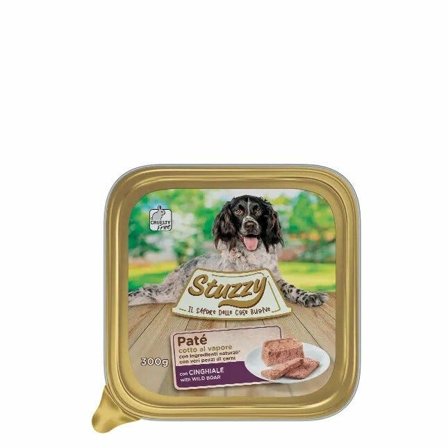 Stuzzy Paté Classico Con Cinghiale Per Cani Adulti Vaschetta 300g