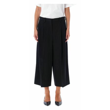 Marni, Wide Trousers Zwart, Dames, Maat:S