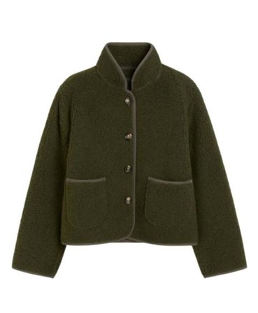 Tiffany Malou, Teddy Jacket - Dark Army Kappor Dam Grön S/M