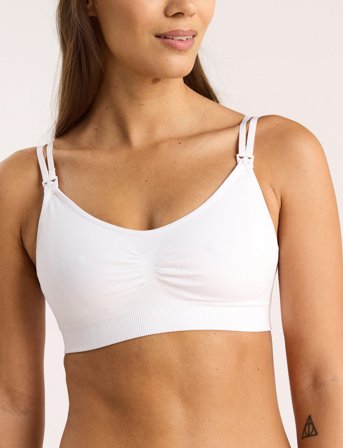 Lindex Bra Seamless Nursing Bra 2 Pa - White - XL x 2