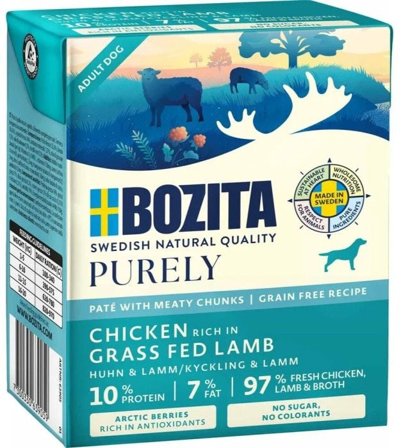 Bozita Dog Purely Pate Lamb 370 g