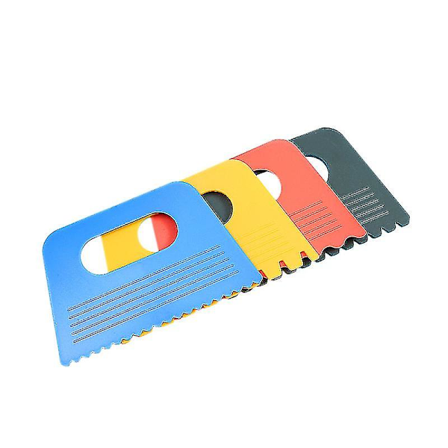 Skrapeverktøy Farget Plastmaling Skraper Tuff Tray Tilbehør For Malingshåndverk Diy Line Graffiti Skraper Malerverktøy For Småbarn Barn -t